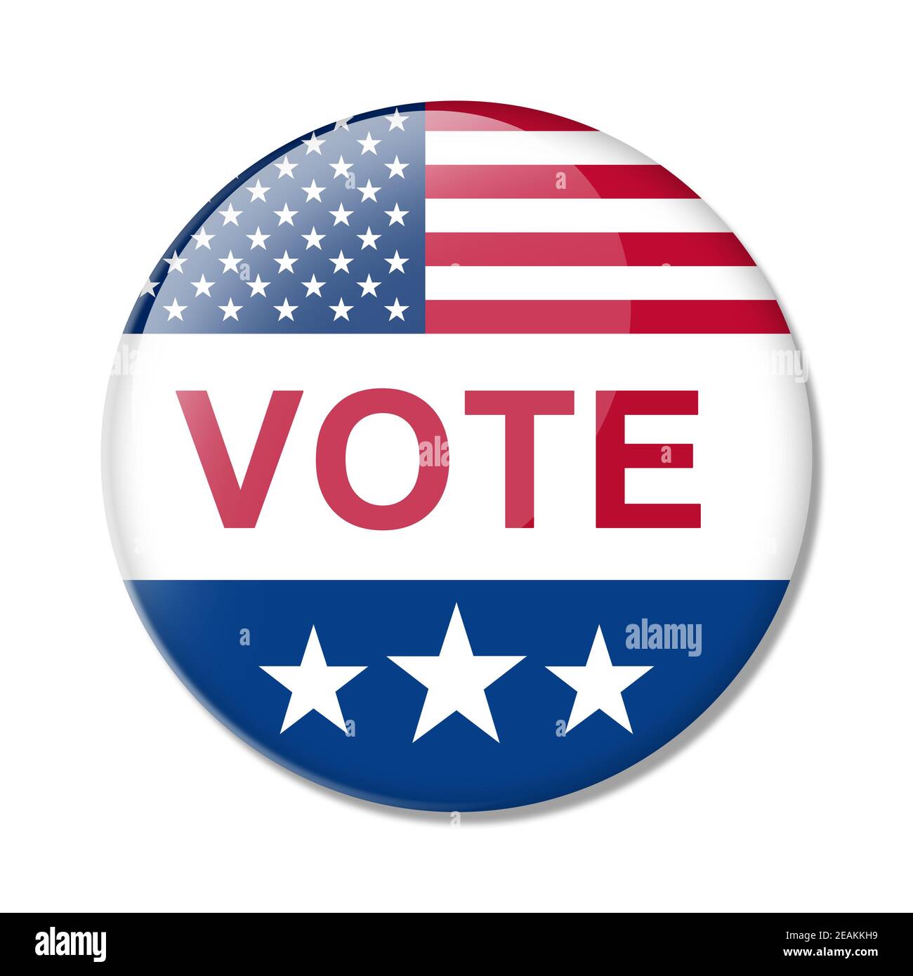 Vote election day in United States of America. Stock Photo