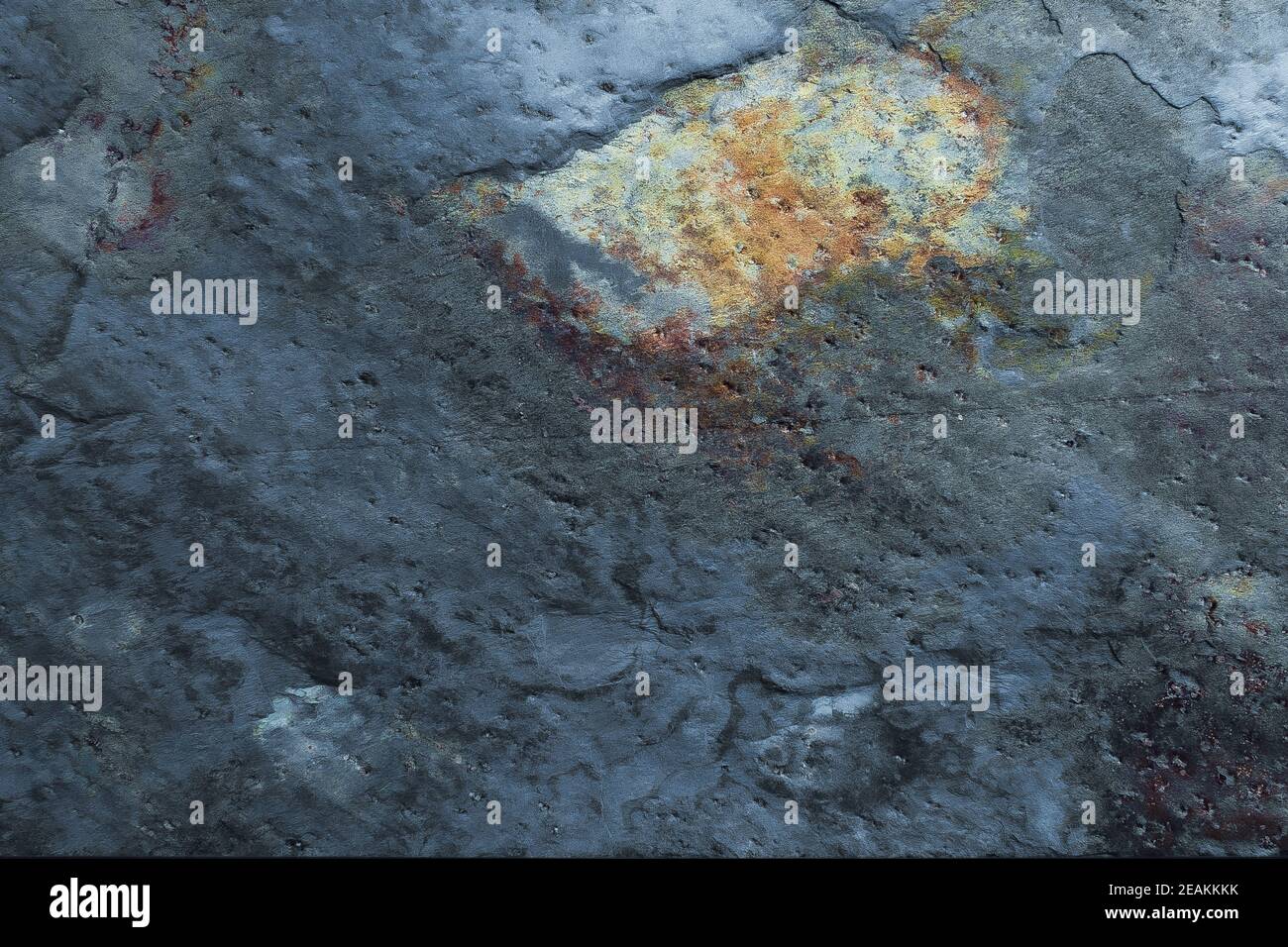 Rusty Old Metal Background With Streaks of Rust Stock Photo
