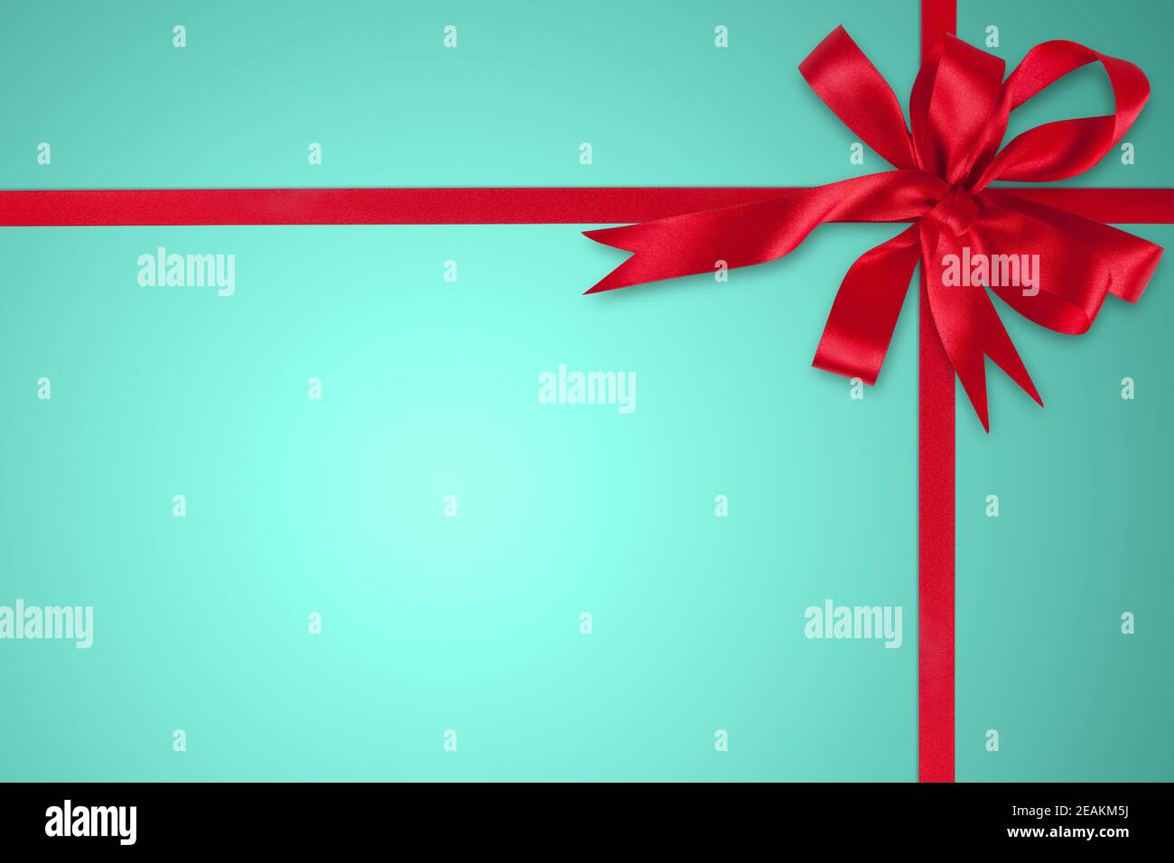 Shiny and satin ribbon. Merry christmas and happy new year greeting