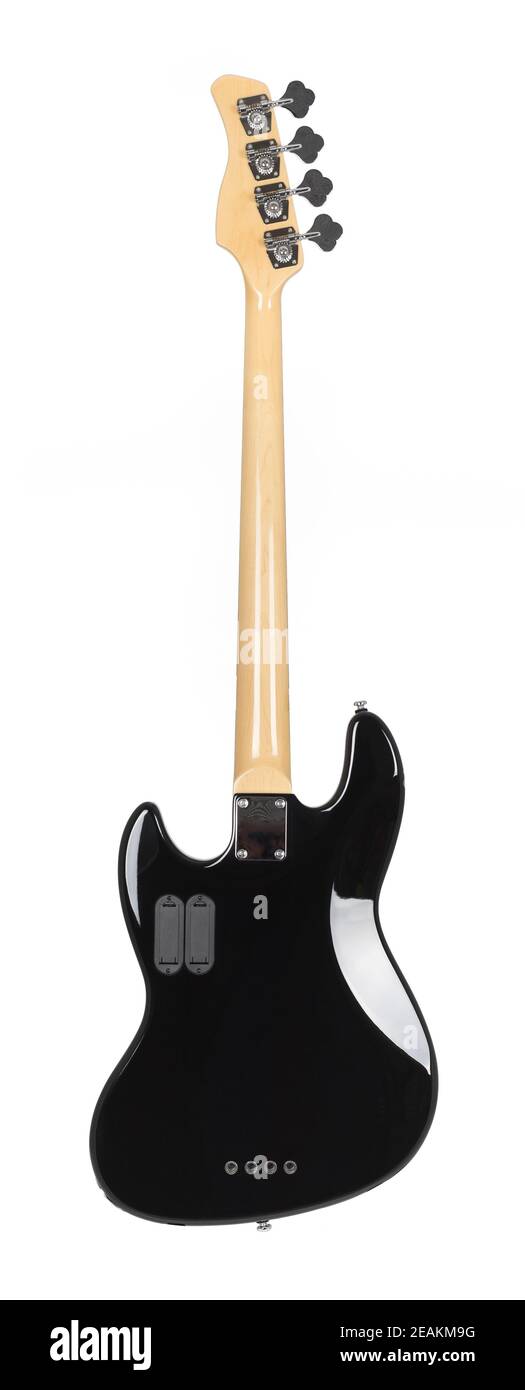 Back Side of Electric Bass Guitar Stock Photo Alamy
