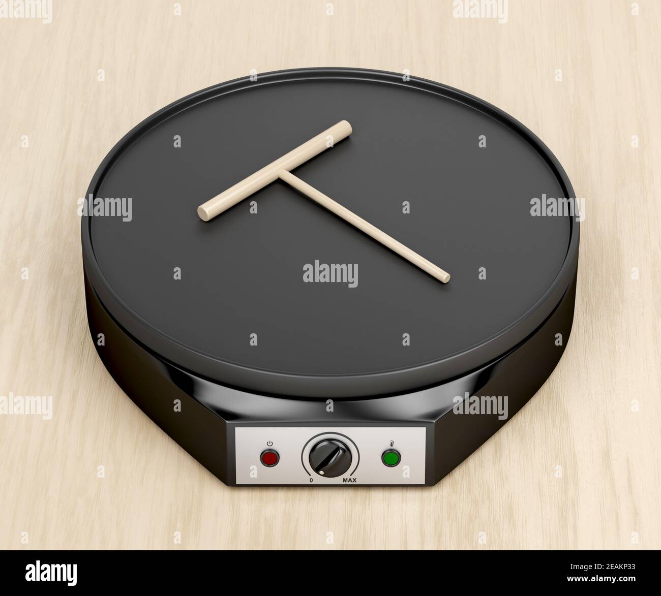 Electric pancake maker Stock Photo Alamy