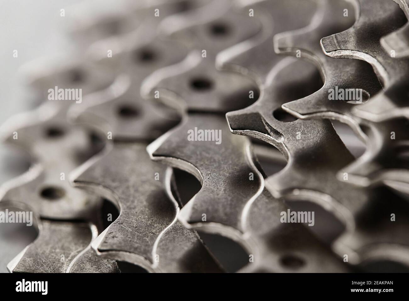Gear set of a bicycle Stock Photo