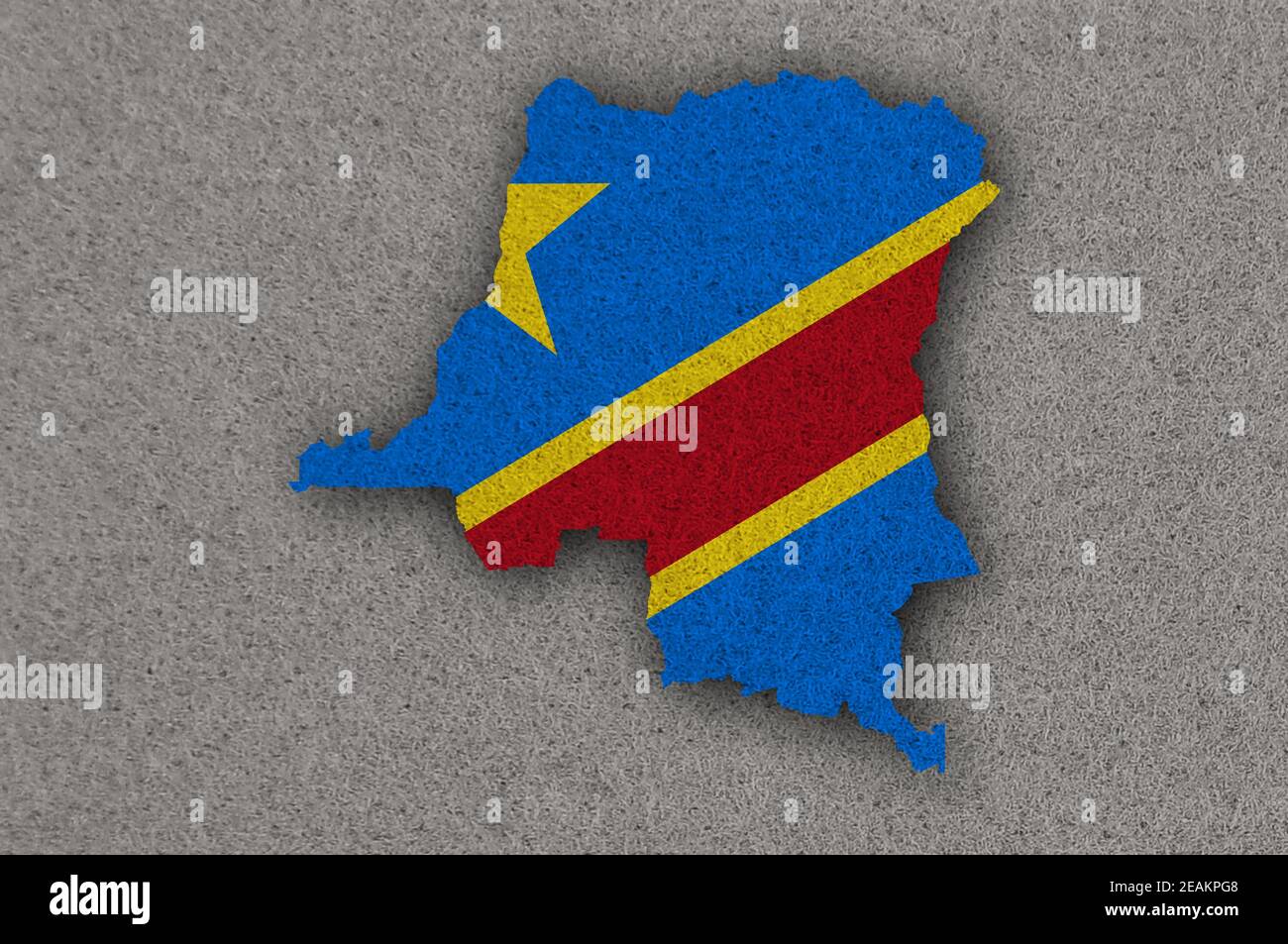 Congo map hi-res stock photography and images - Alamy