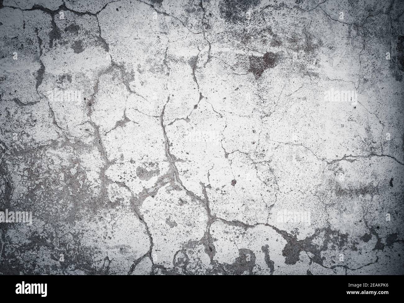 Old cracked concrete wall texture. Weathered background. Stock Photo