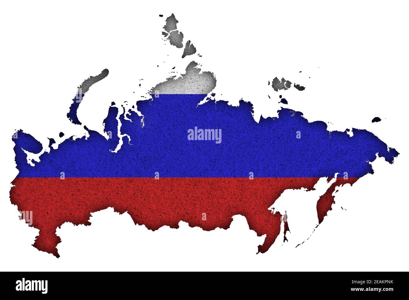 Flag Map of Russia (Moscovia)