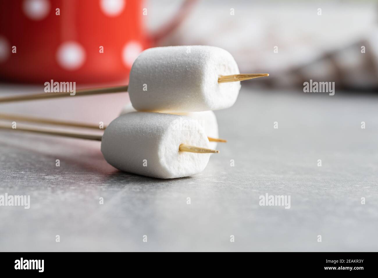 White sweet marshmallows candy Stock Photo Alamy