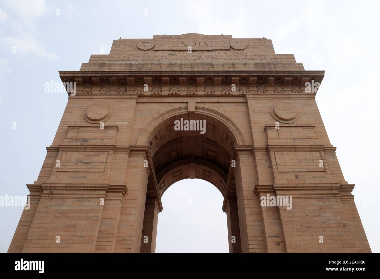 The India gate, Delhi, India. The India gate is the national monument