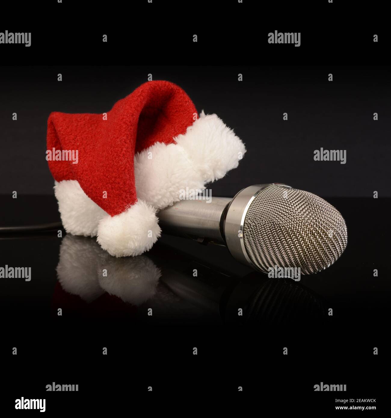 Christmas Time Singing Stock Photo