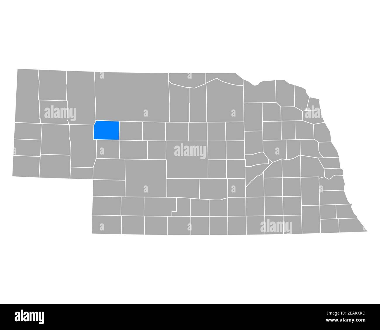 Map of grant nebraska hires stock photography and images Alamy
