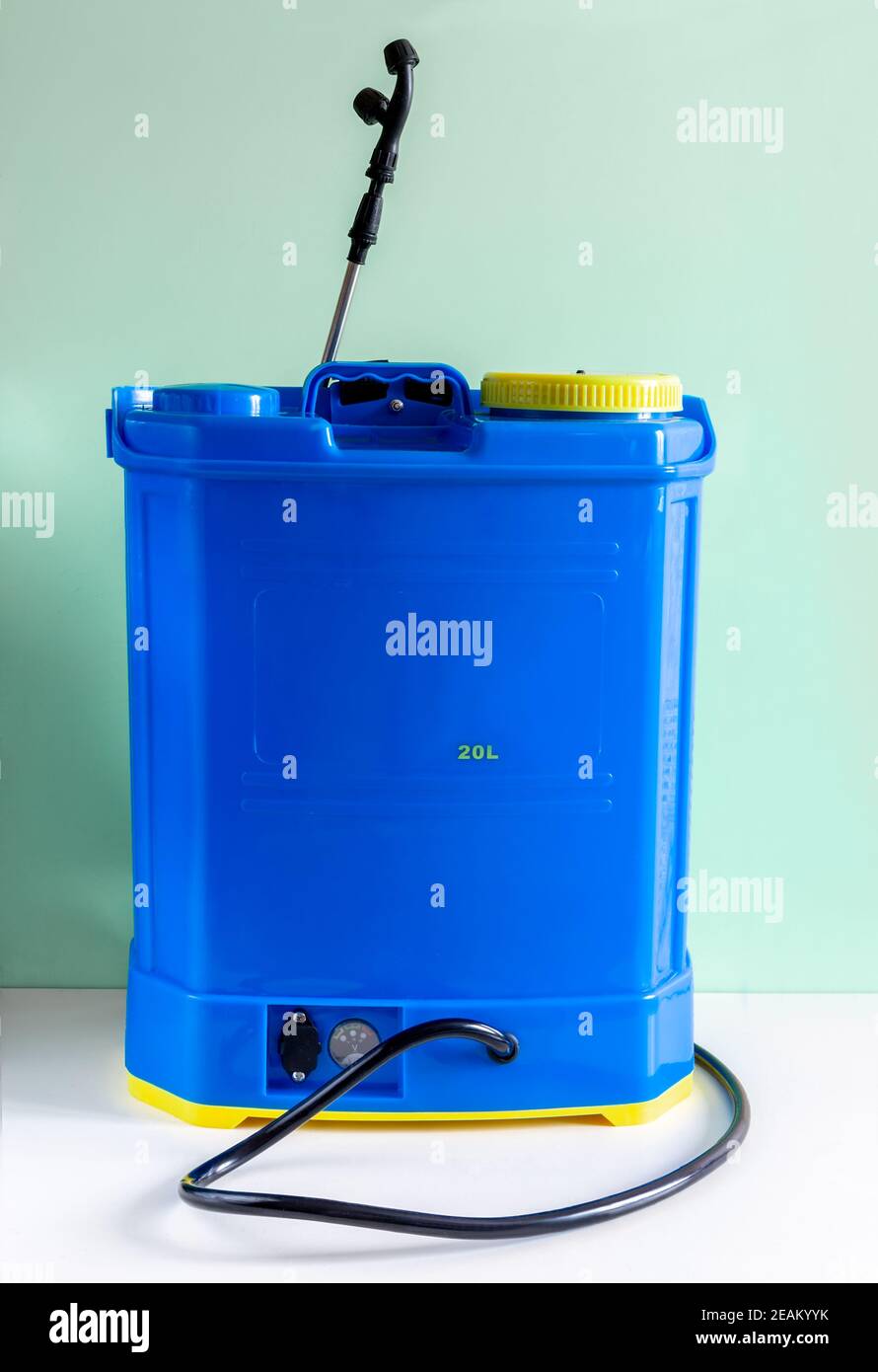 Hand sprayer for crop protection in agriculture Stock Photo - Alamy