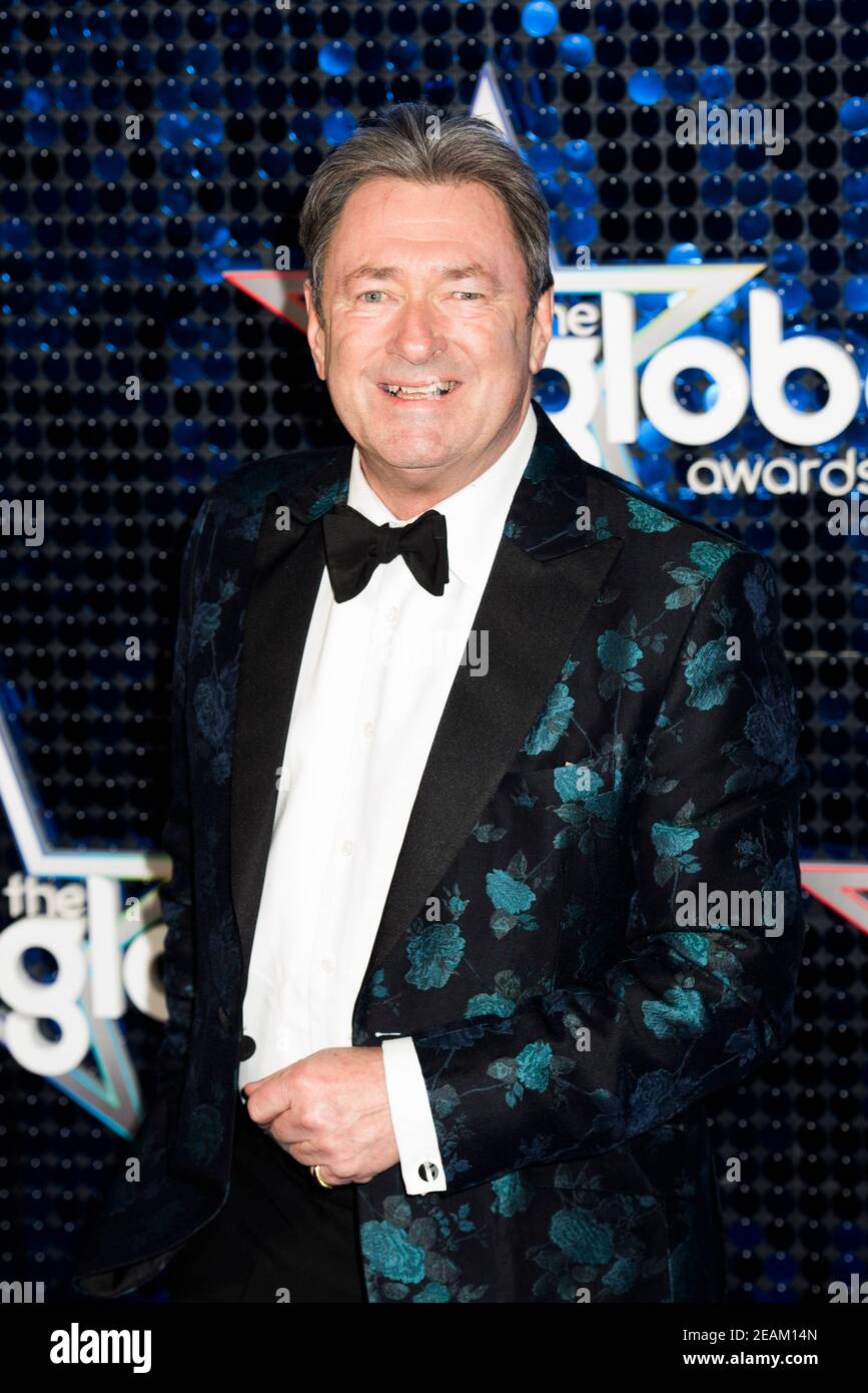 Alan Titchmarsh attends the Global Awards 2018, at the Eventim Apollo, Hammersmith, London. Stock Photo