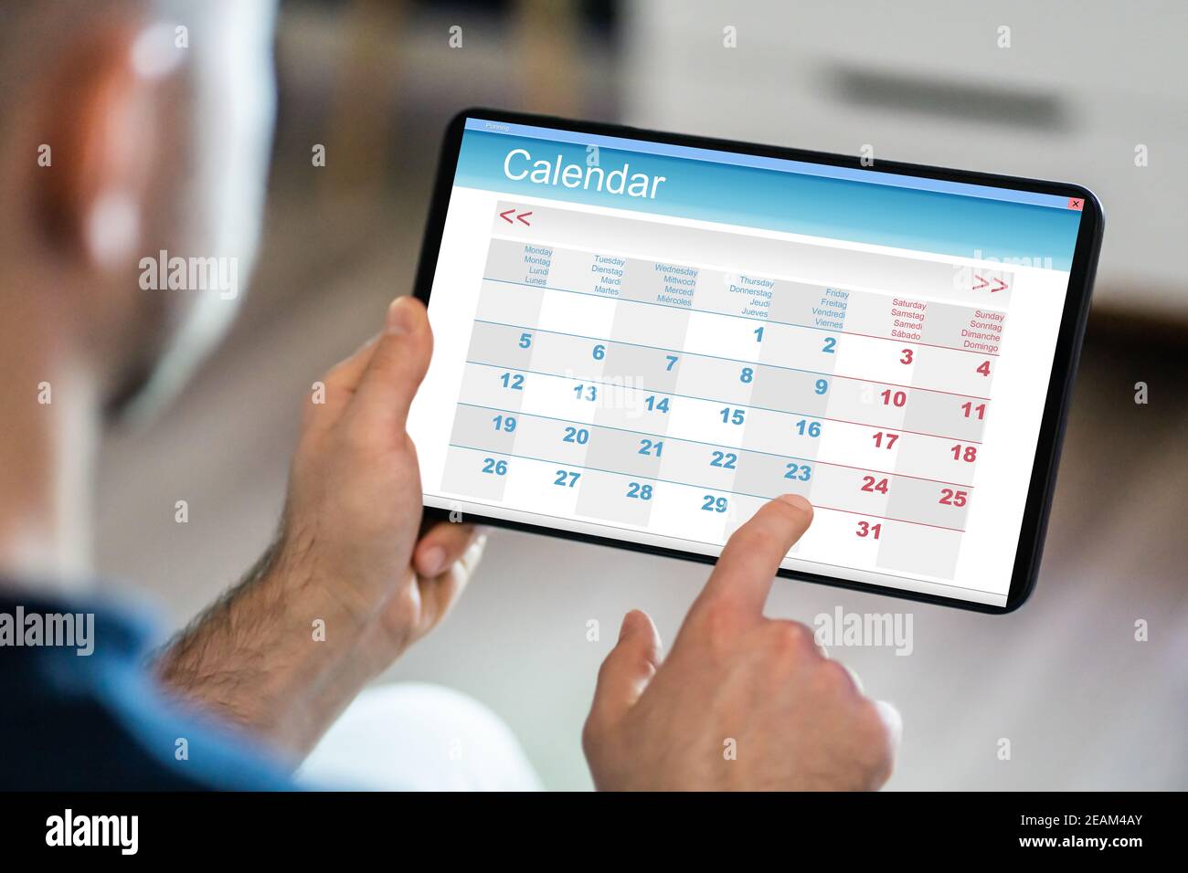 Calendar man hires stock photography and images Alamy