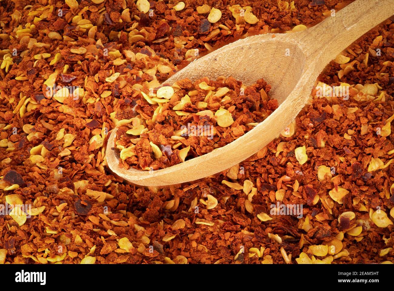 Red Pepper Flakes Stock Photo