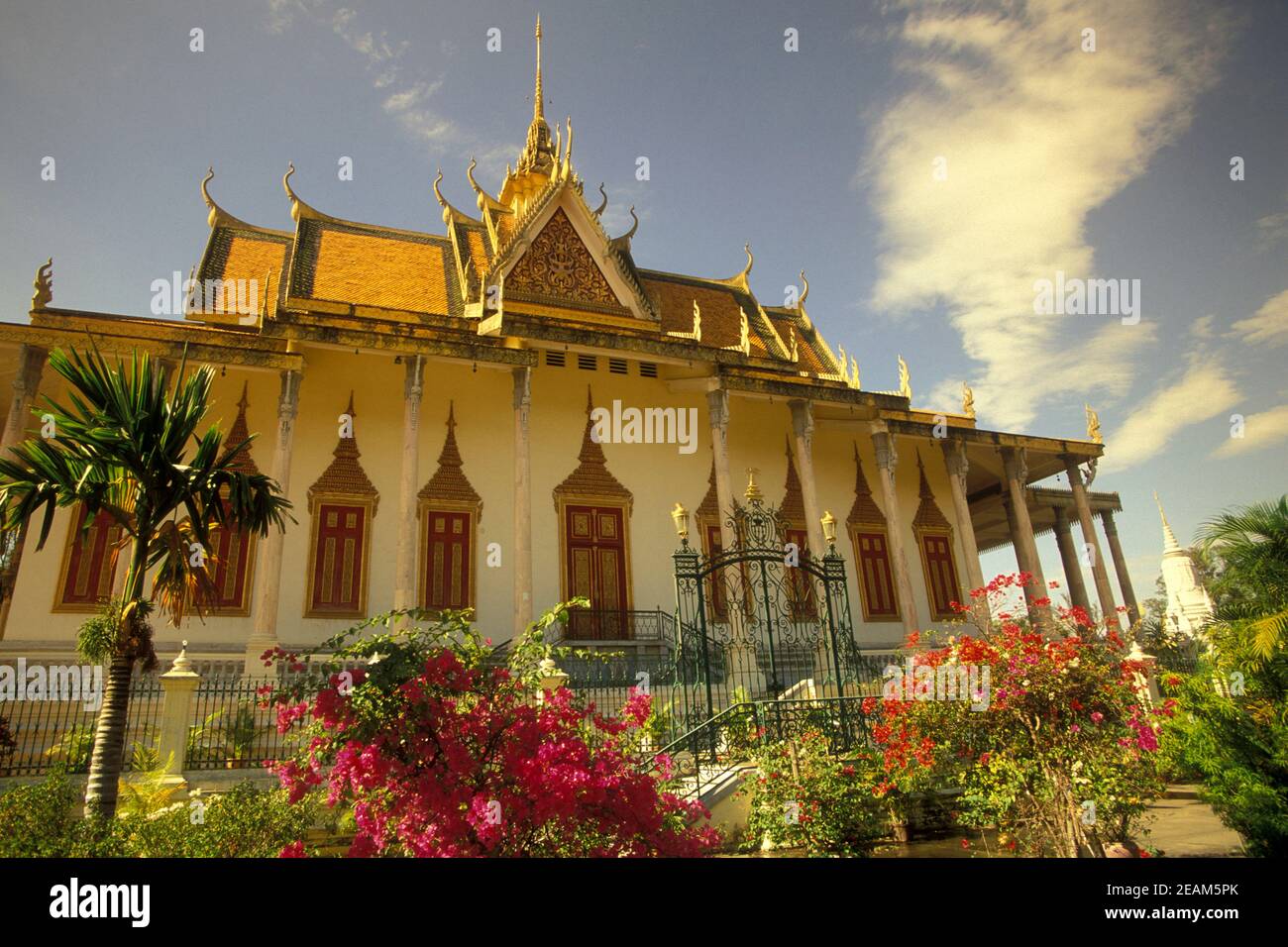 CAMBODIA PHNOM PENH ROYAL PALACE Stock Photo