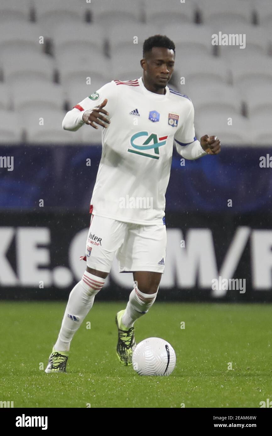 Sinaly DIOMANDE of Lyon during the French Cup, round of 64 football match  between Olympique Lyonnais and AC Ajaccio on February / LM Stock Photo -  Alamy