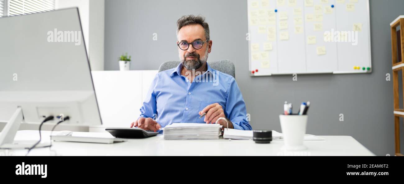 Corporate Tax Accountant Stock Photo Alamy