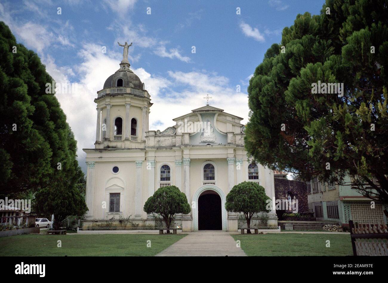 church of Antequerra in the Philippines Stock Photo