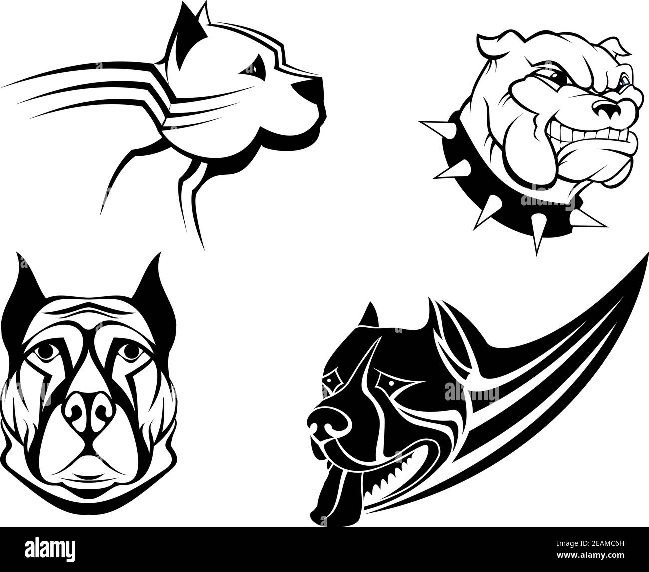 Guard dogs Stock Vector Images Alamy