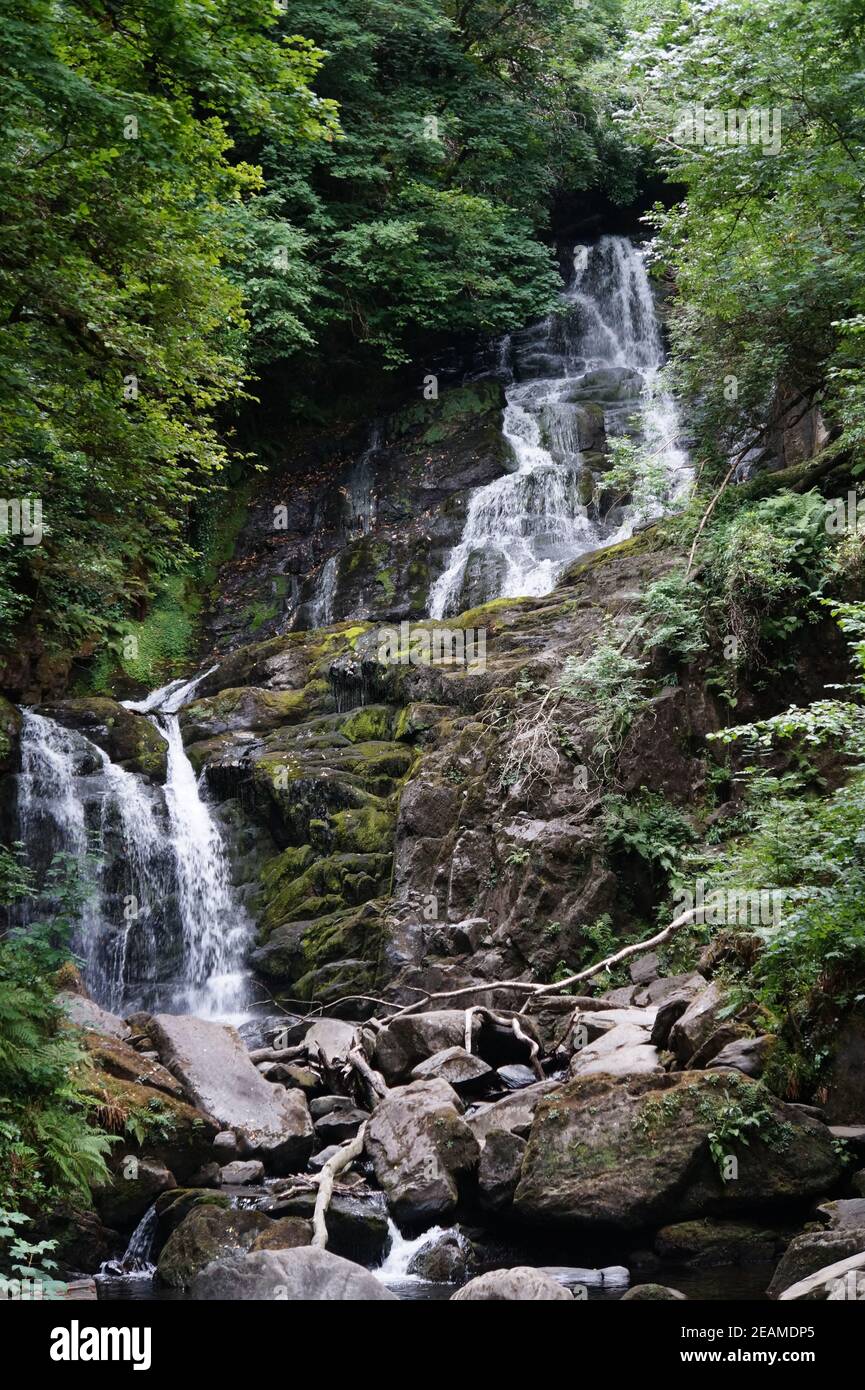 Torc Waterfall Ireland Stock Photo
