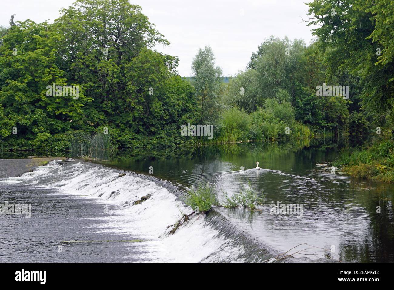 River at the Cahir Castle Stock Photo