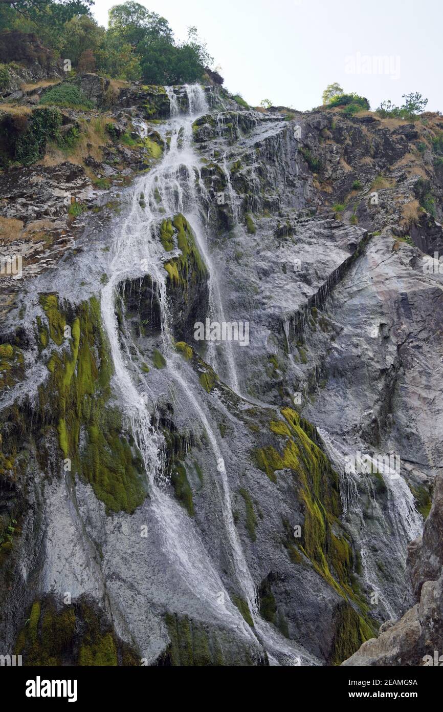 Powerscourt Waterfall Stock Photo