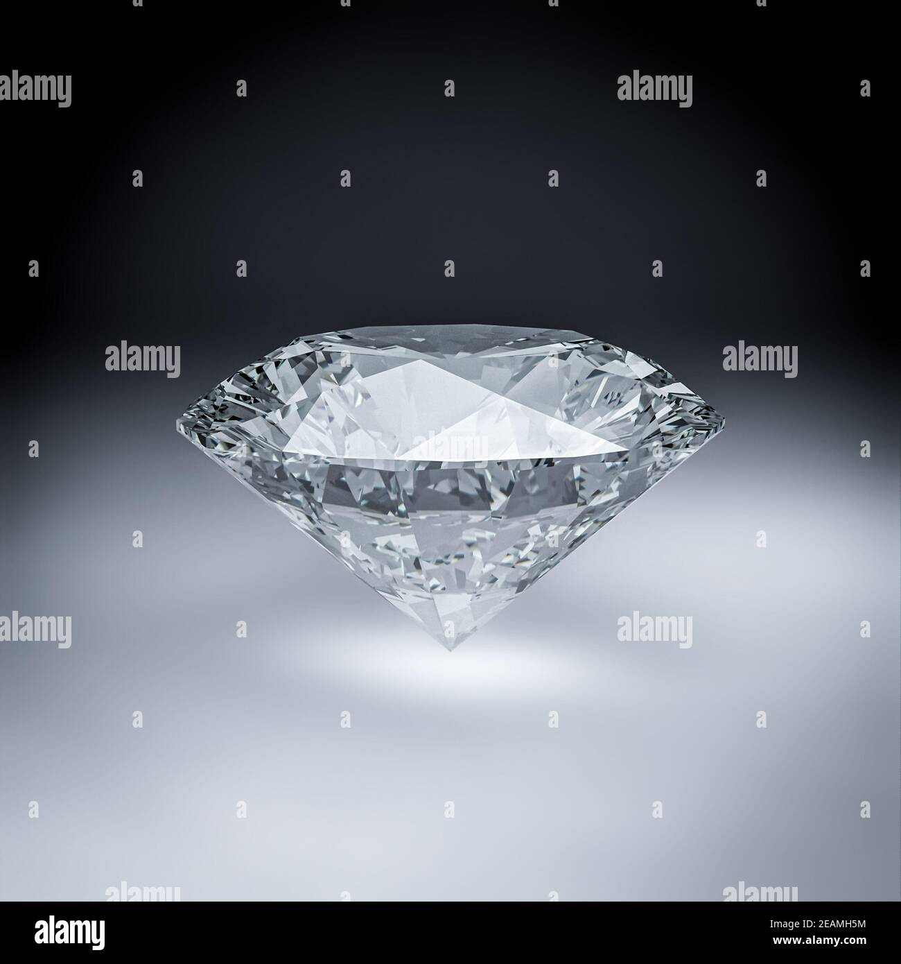 diamond 3d render. Stock Photo