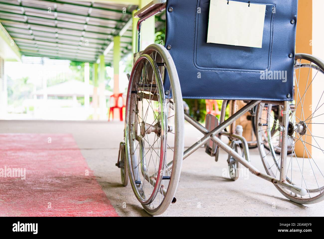 wheelchairs in the hospital Stock Photo Alamy