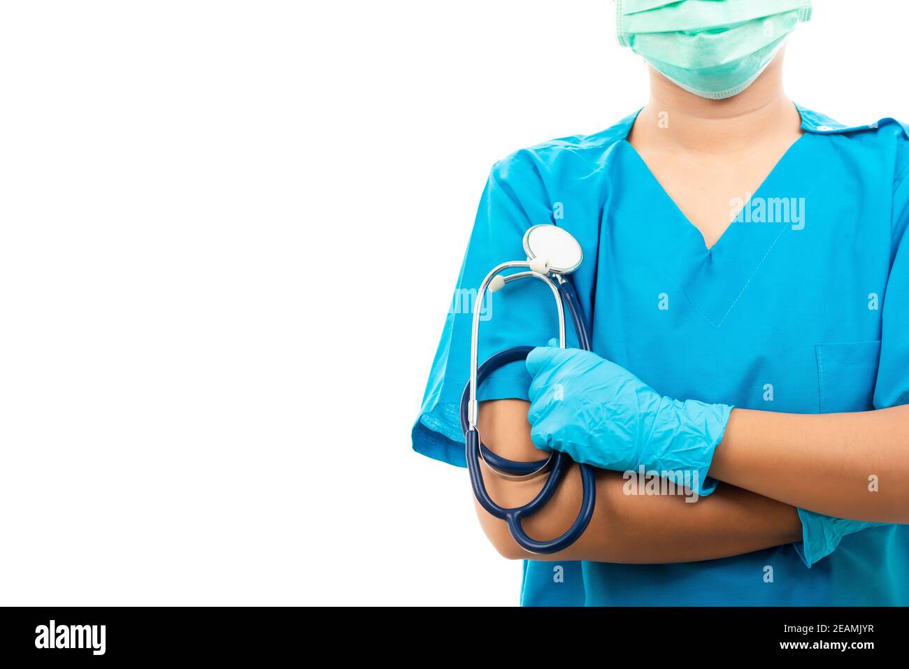 Woman doctor crossed arms hi-res stock photography and images - Alamy