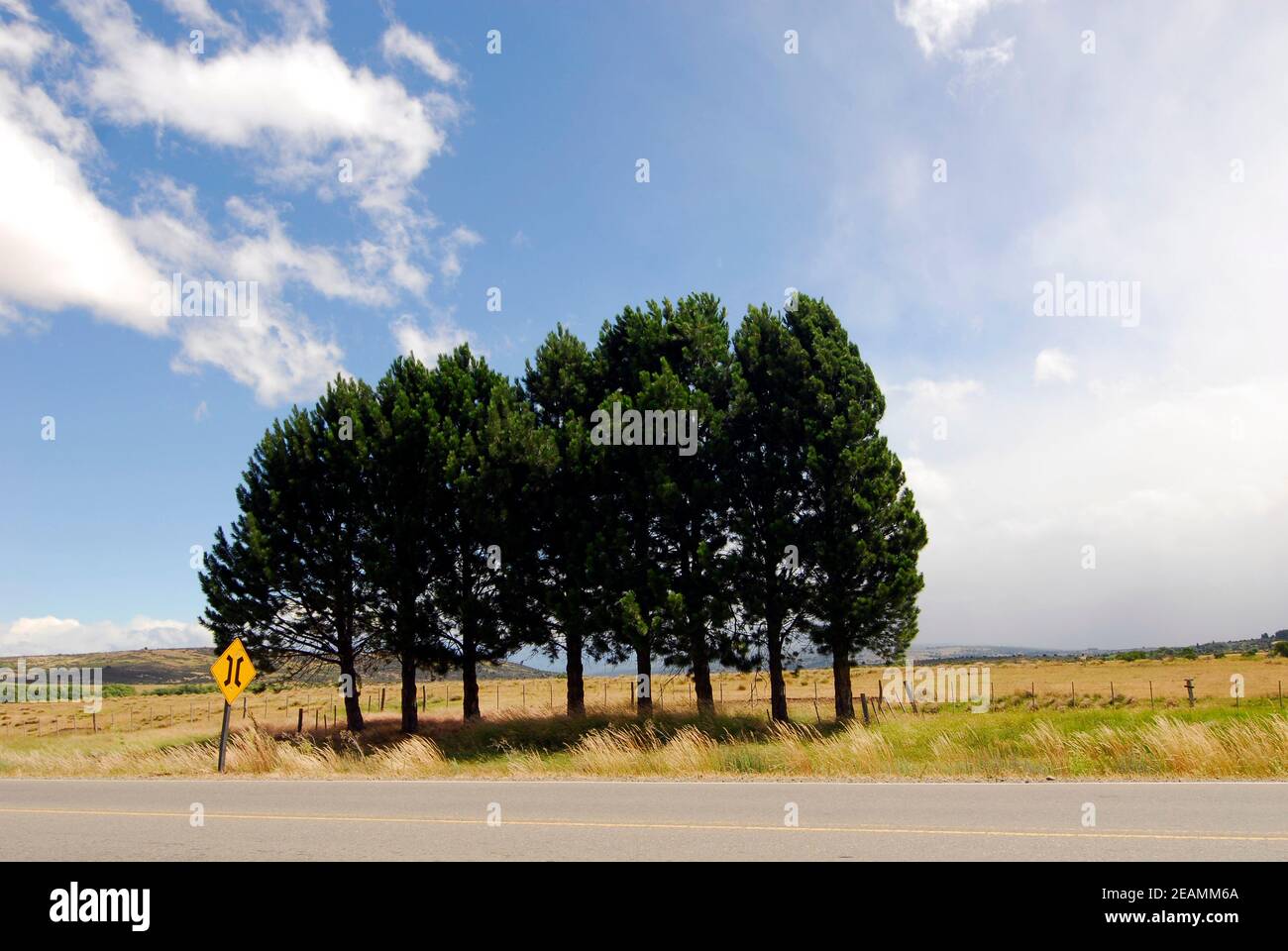transport routes and mobility in Patagonia, Argentina Stock Photo
