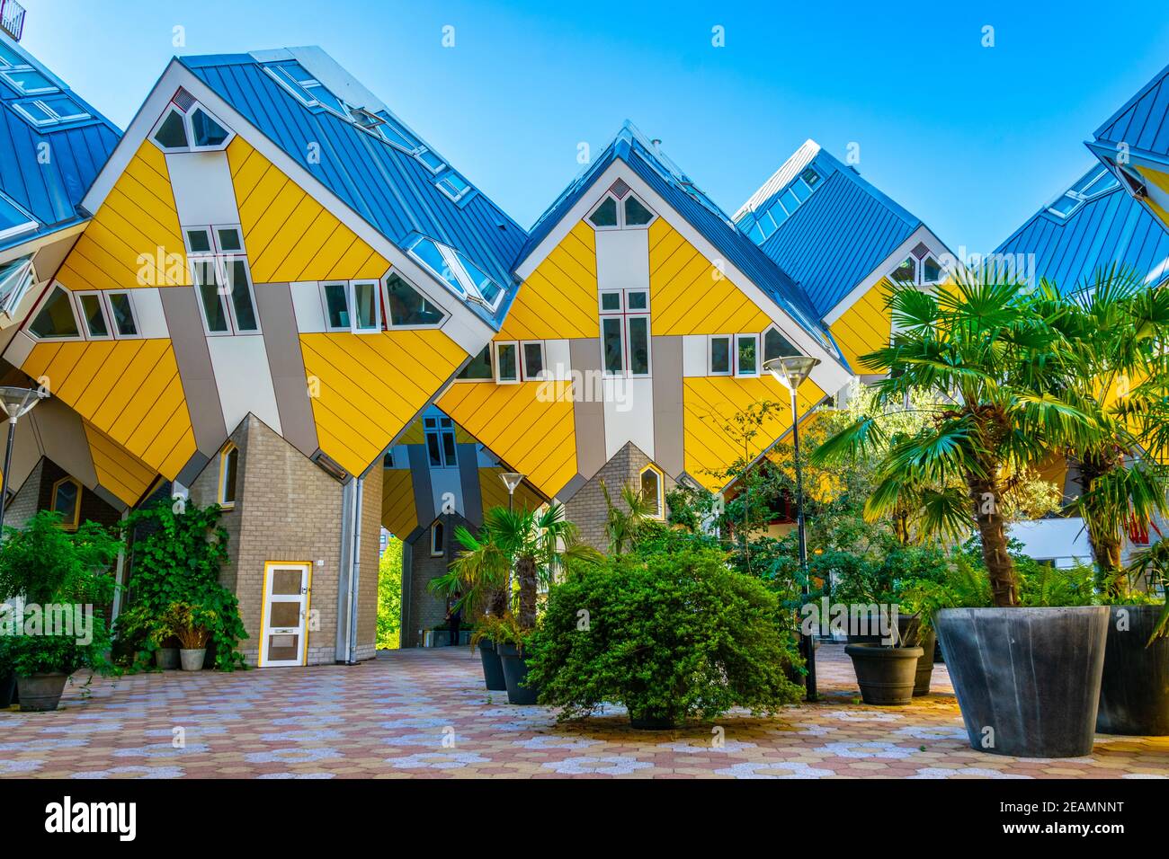 Famous cube houses in Rotterdam, Netherlands Stock Photo Alamy