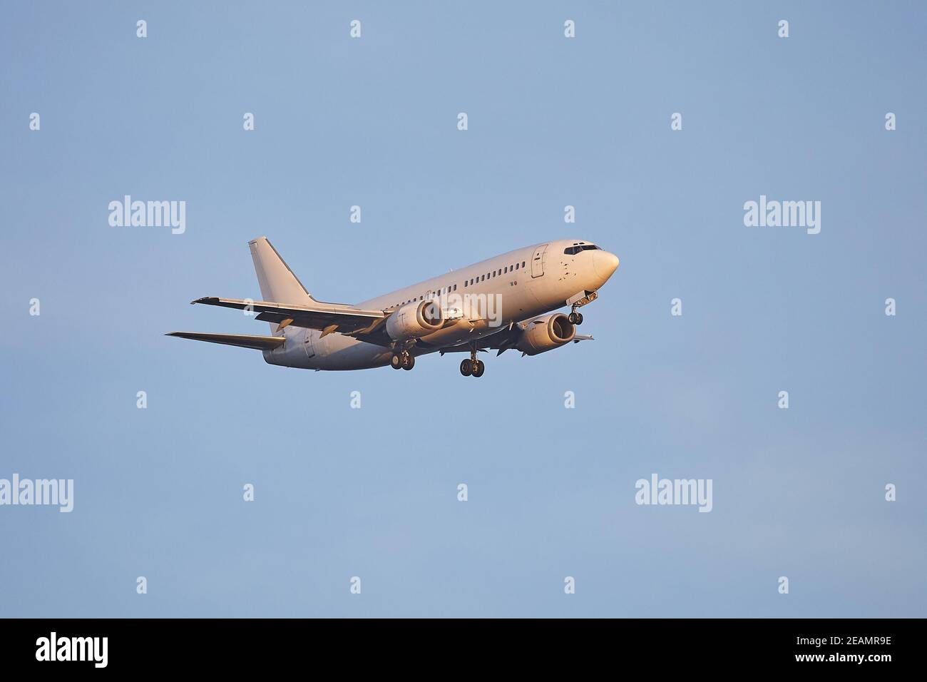 Pessanger Aircraft landing Stock Photo
