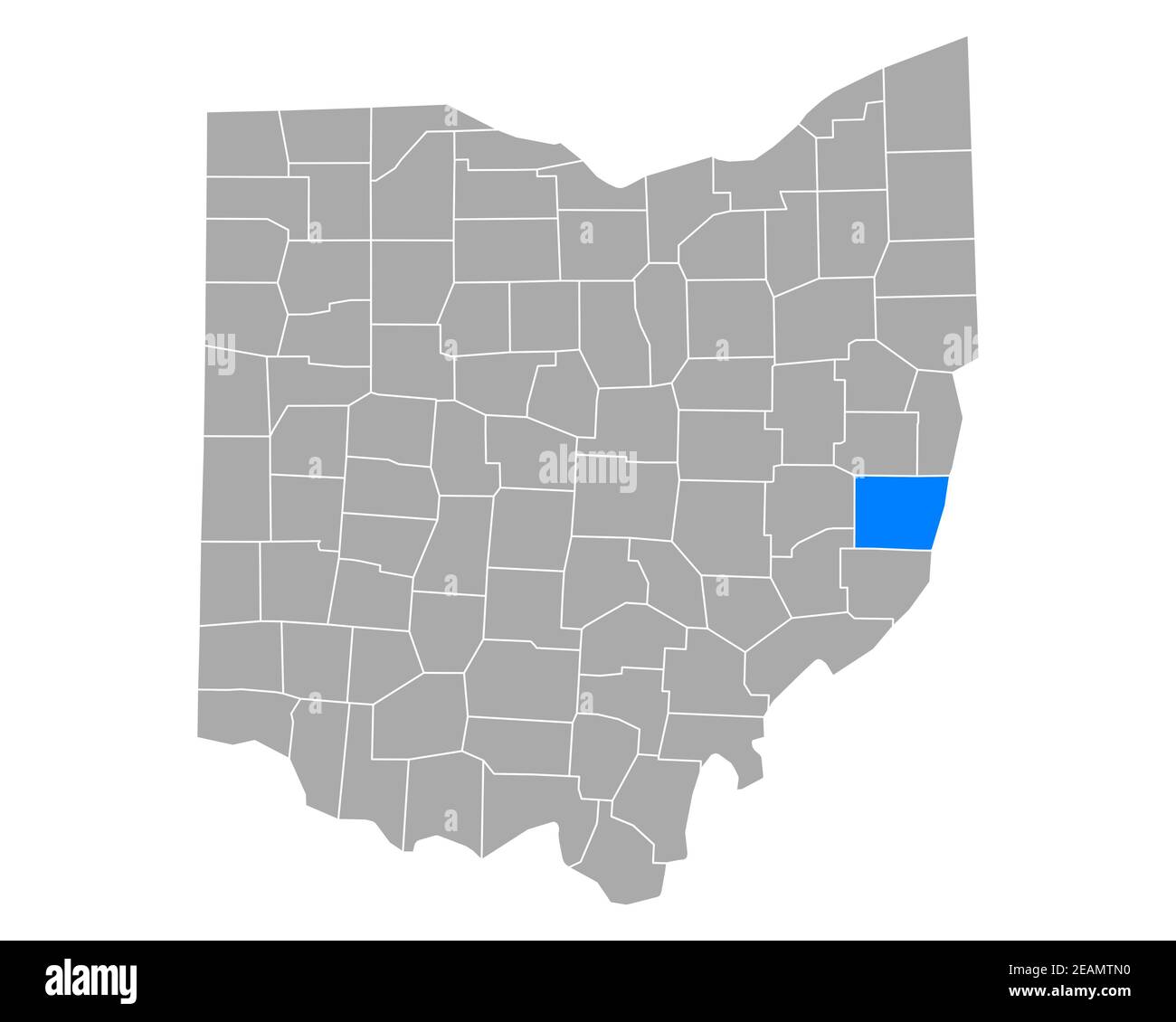 Map of Belmont in Ohio Stock Photo Alamy