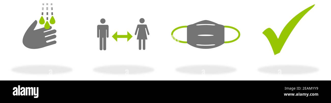 Wash your hands, keep your distance and wear a mask for coronavirus ...
