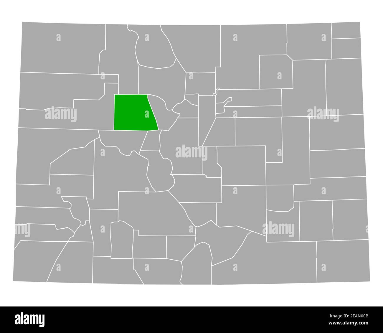 Map of Eagle in Colorado Stock Photo Alamy