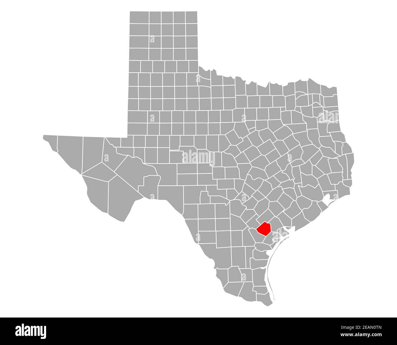 Map of Goliad in Texas Stock Photo Alamy