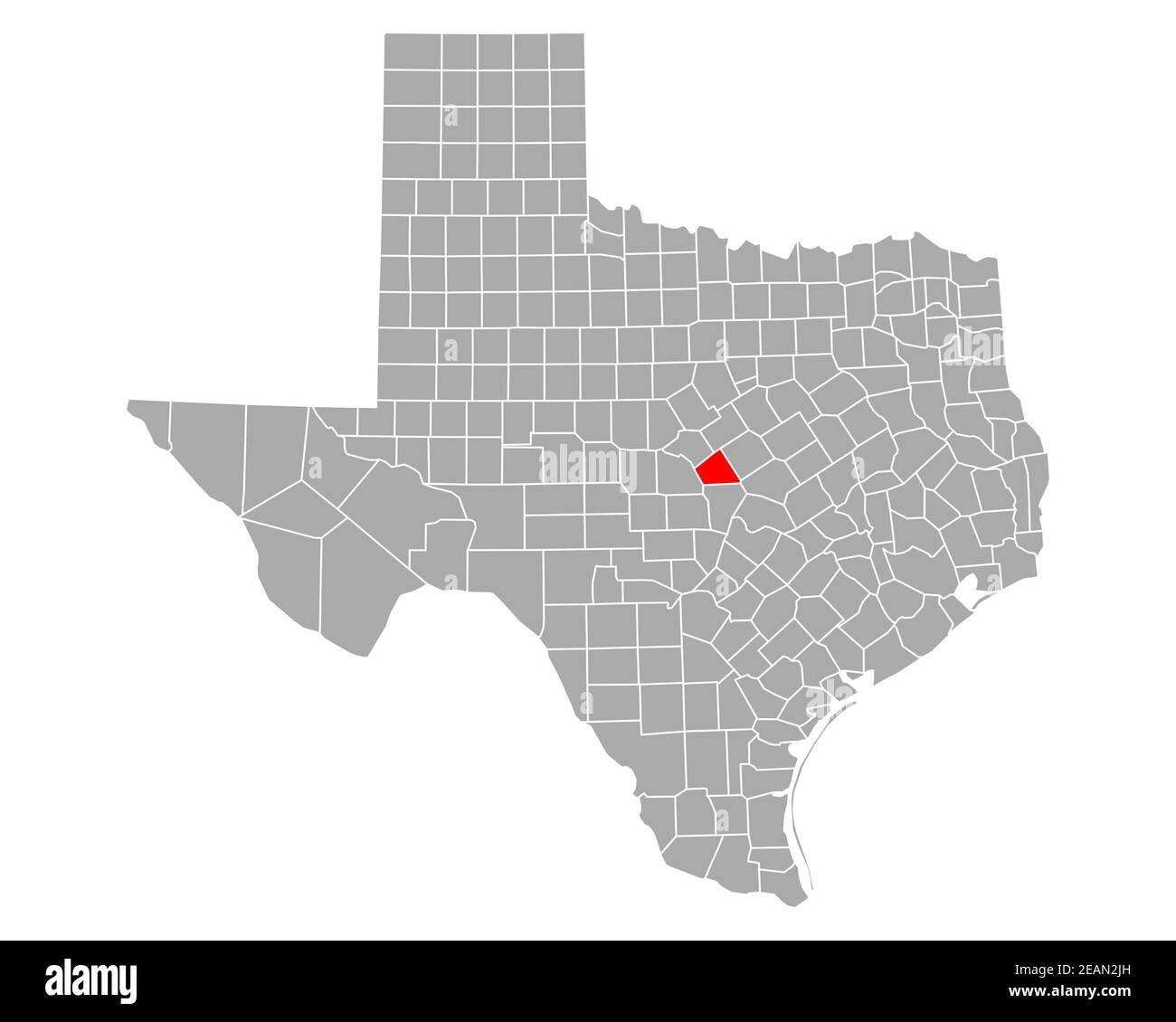 Map of Lampasas in Texas Stock Photo - Alamy