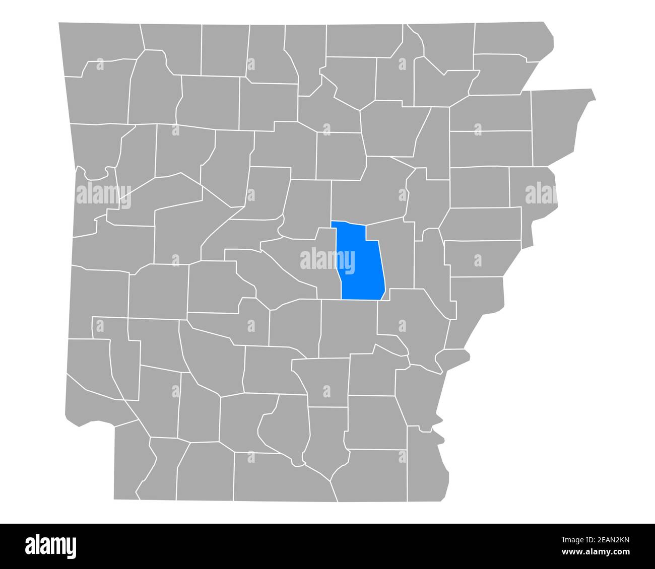 Map of Lonoke in Arkansas Stock Photo Alamy