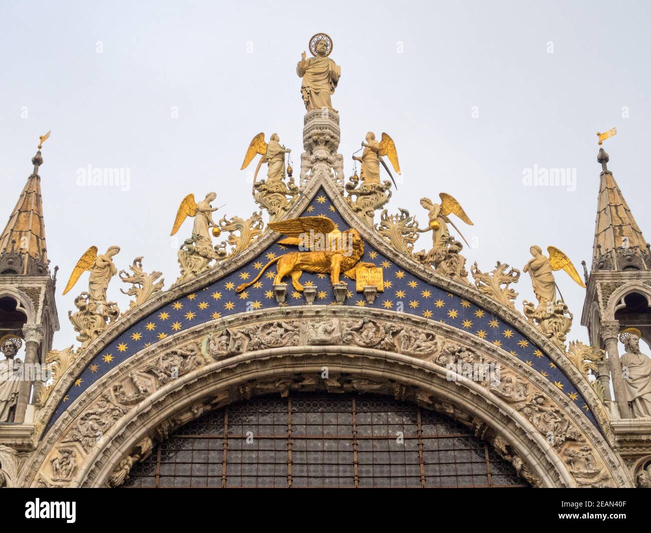Saint Mark and the Angels - Venice Stock Photo
