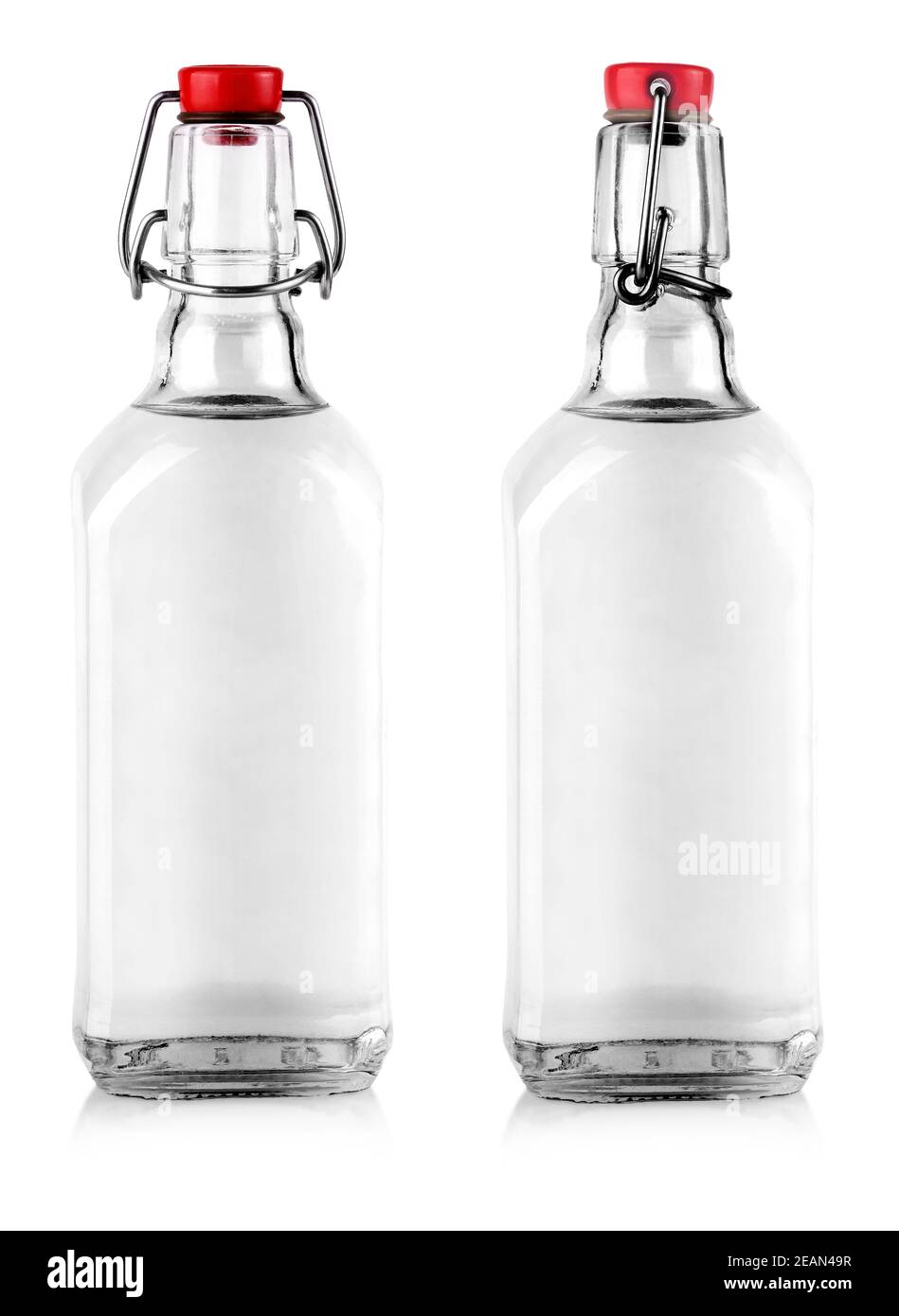 Bottle of vodka isolated on white background Stock Photo - Alamy