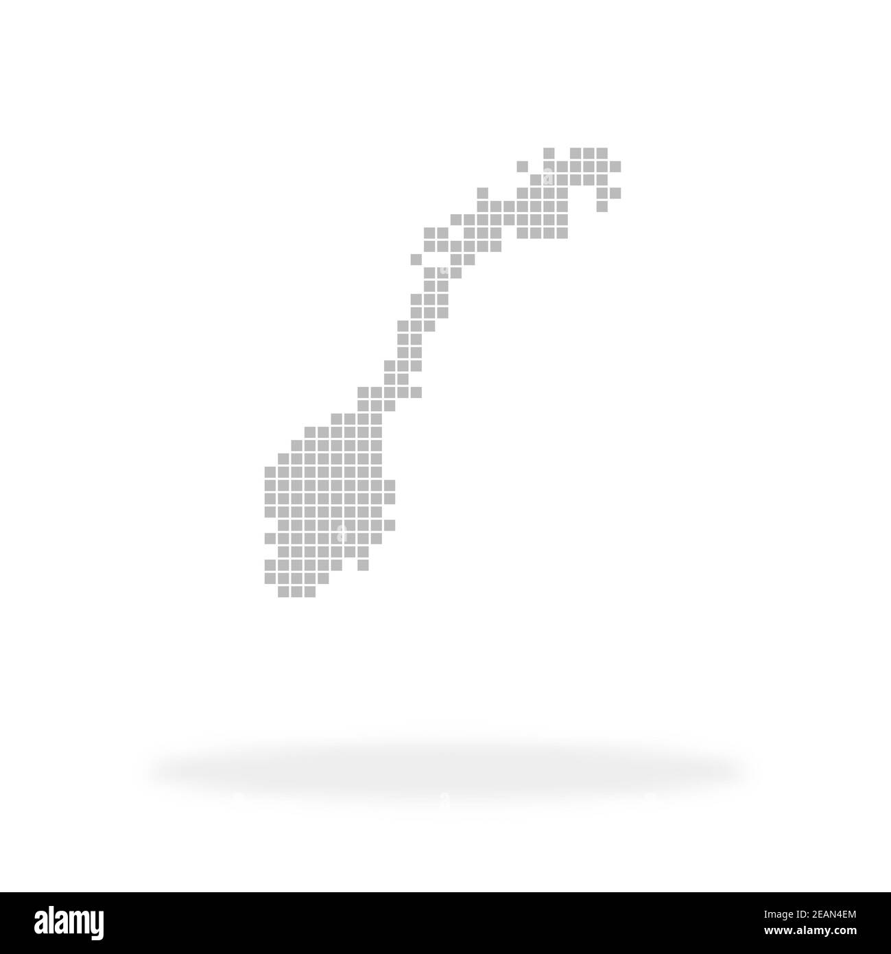 Map of norway modern hi-res stock photography and images - Alamy