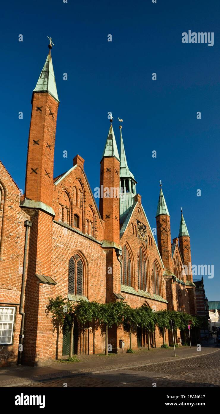 Heiligen Geist Hospital in Lübeck in Schleswig-Holstein, Germany Stock Photo