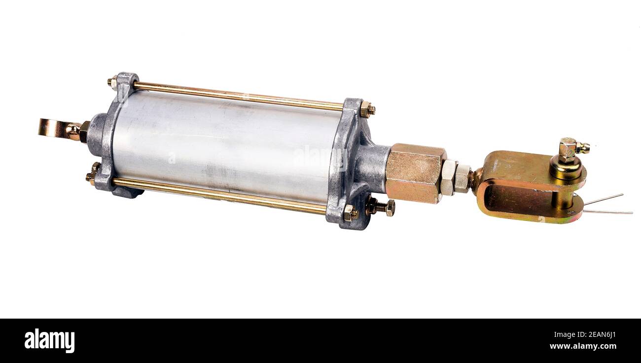 pneumatic cylinder equipment Stock Photo Alamy