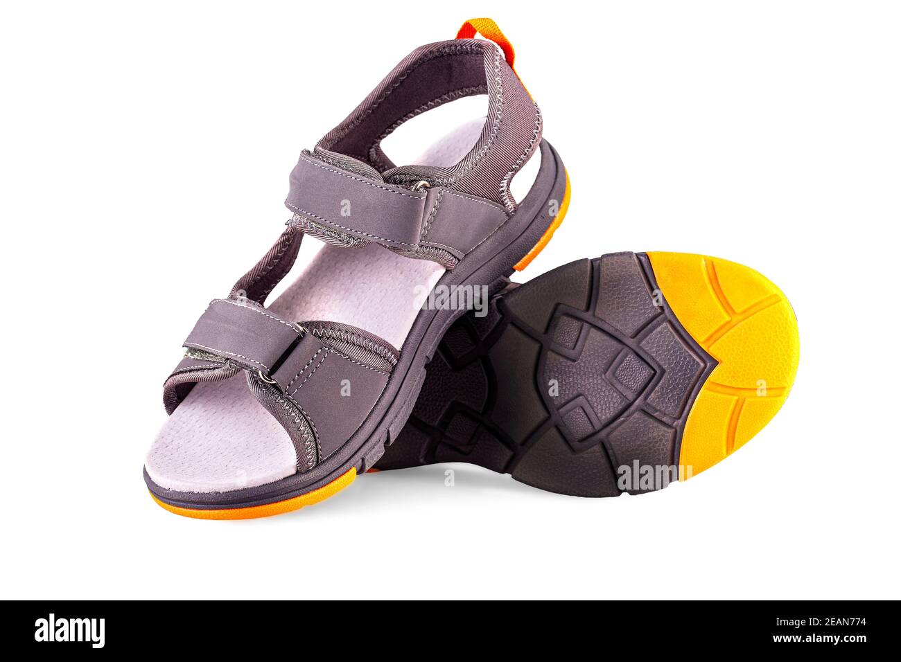 children's sport sandals isolated on white Stock Photo Alamy