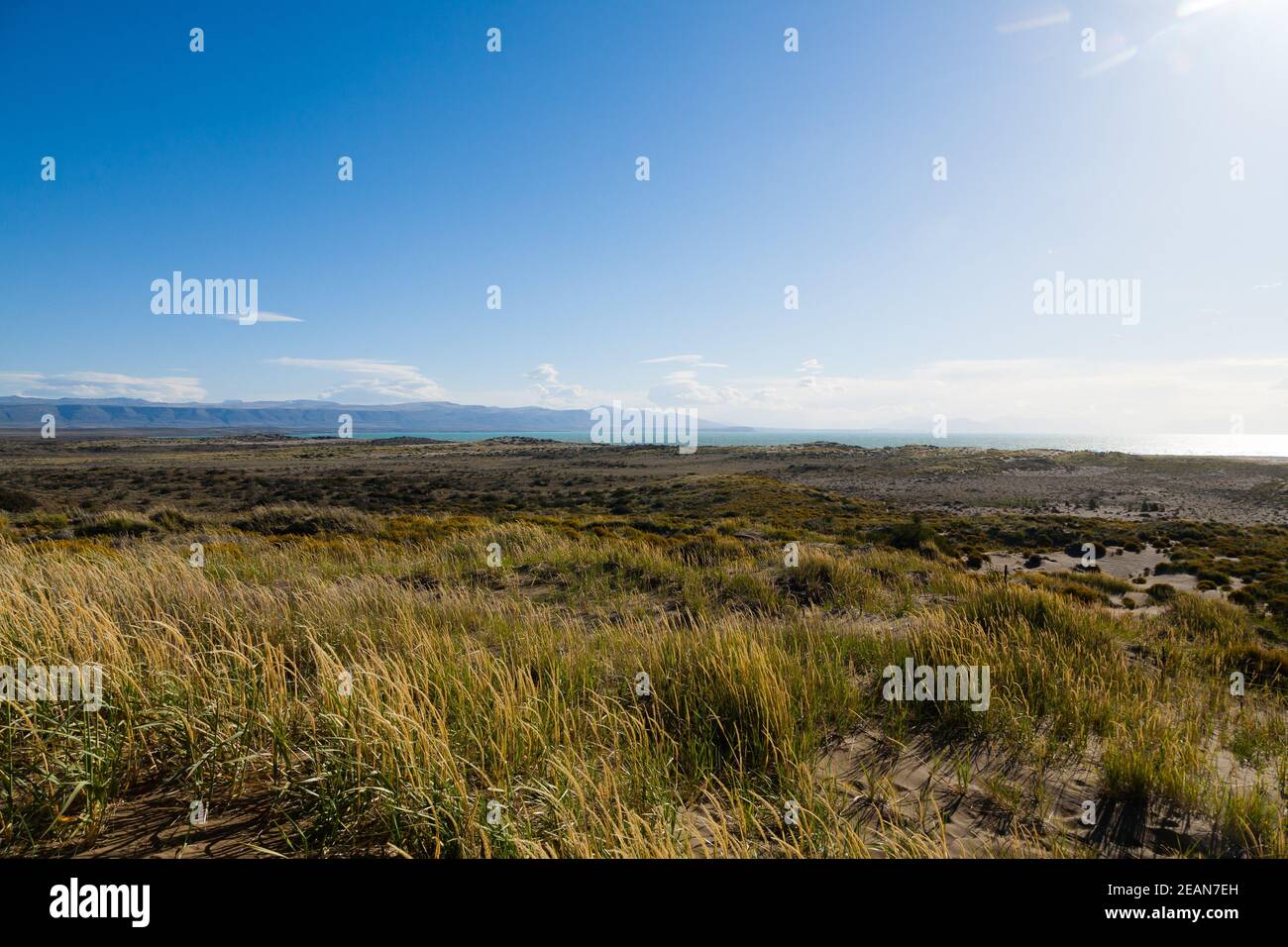 Argentino Lake view from El Calafate, Patagonia, Argentina Stock Photo