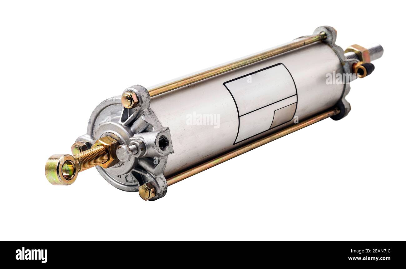 pneumatic cylinder equipment Stock Photo Alamy