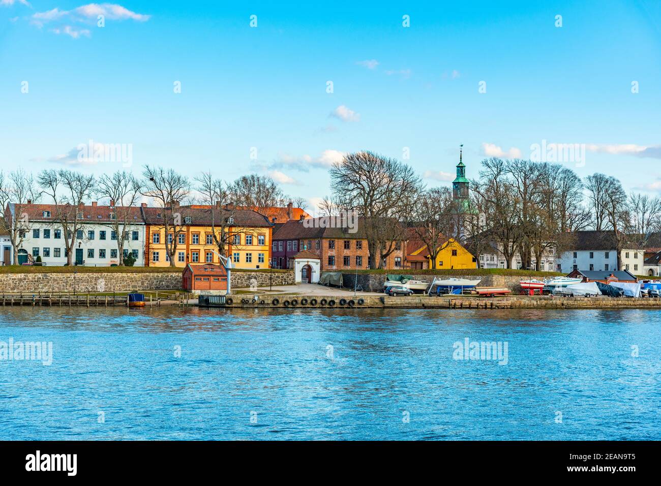 Old Town Of Fredrikstad Viewed Across River Glomma Norway Stock Photo Old Town Of Fredrikstad Viewed Across River Glomma Norway Stock Photo