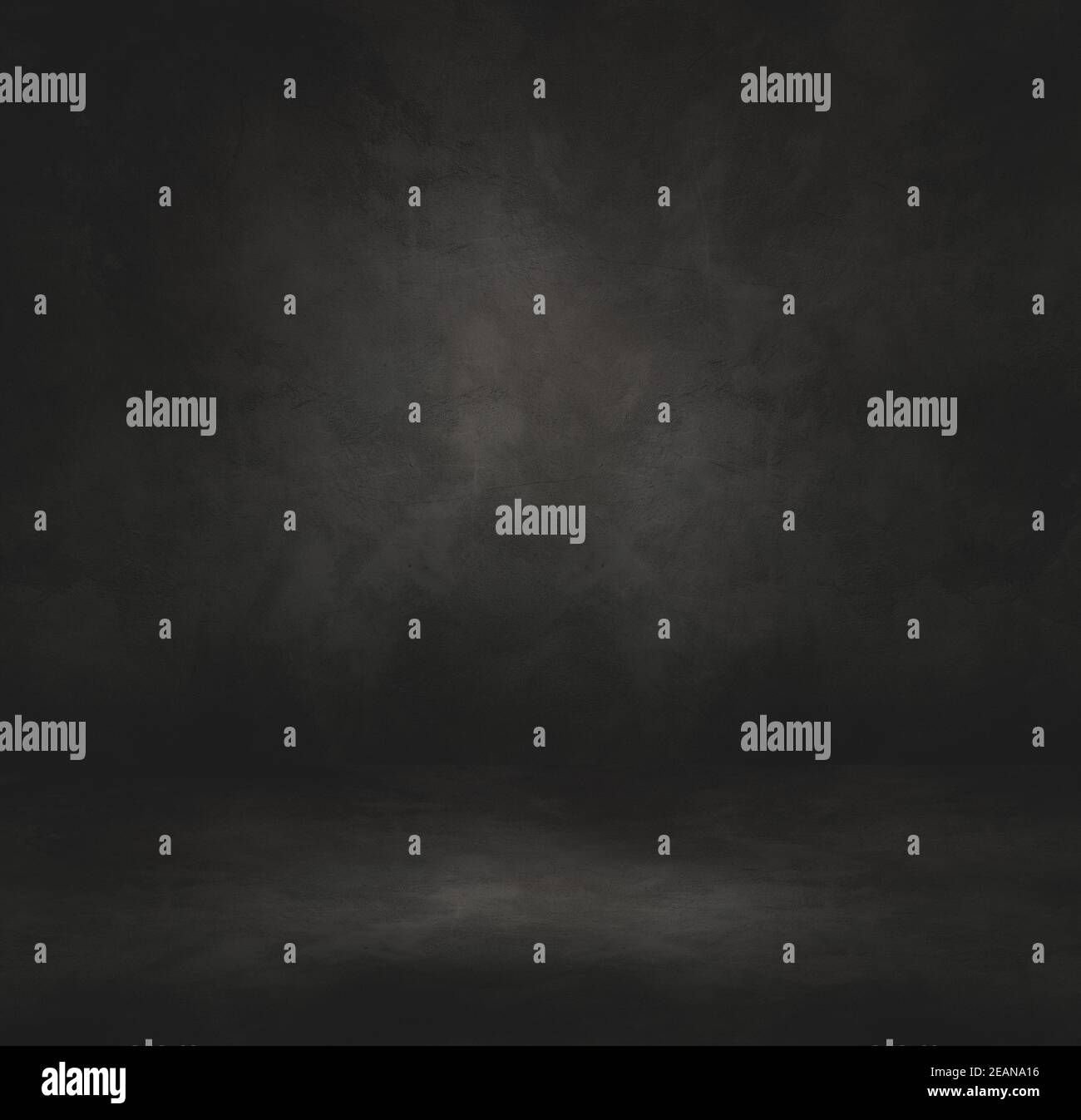 Empty black concrete interior background Stock Photo
