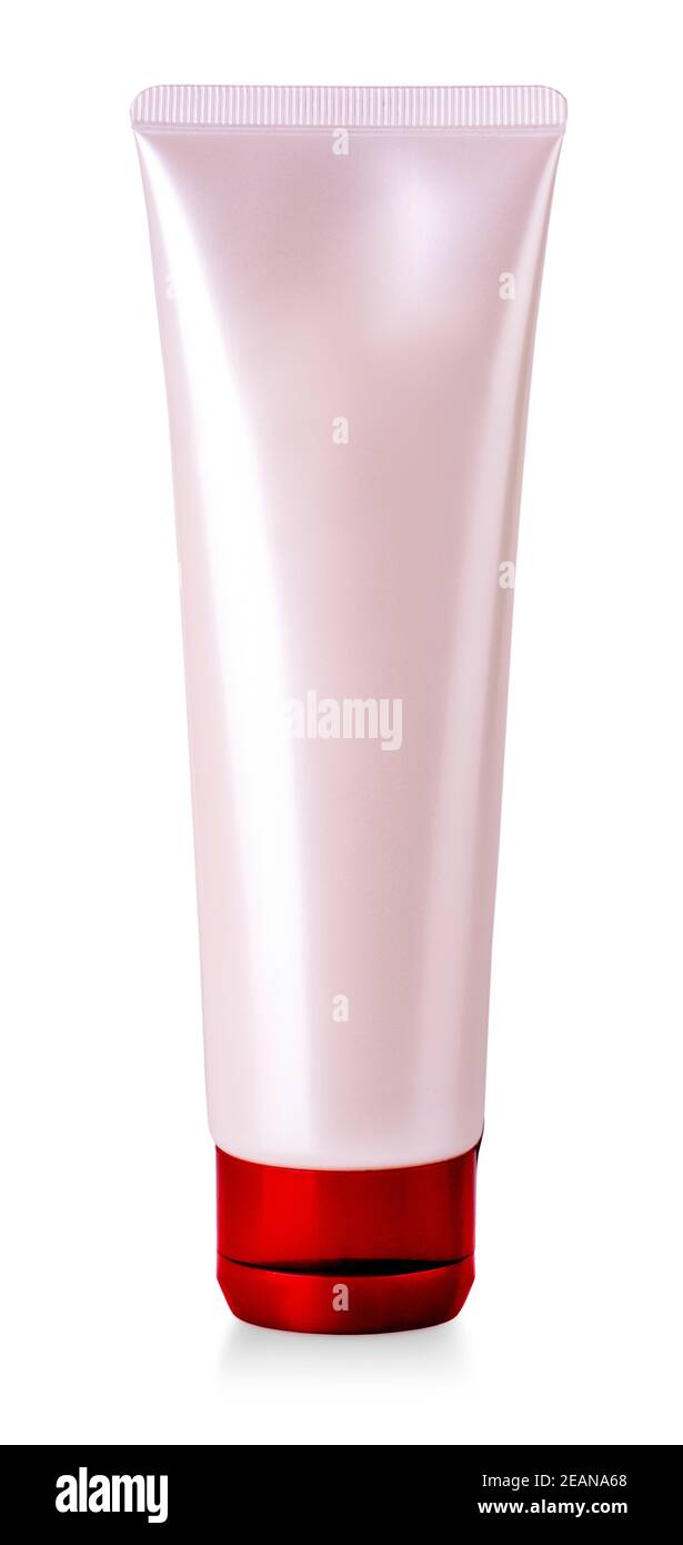 Blank cosmetic tube pack Of Cream Or Gel. Stock Photo