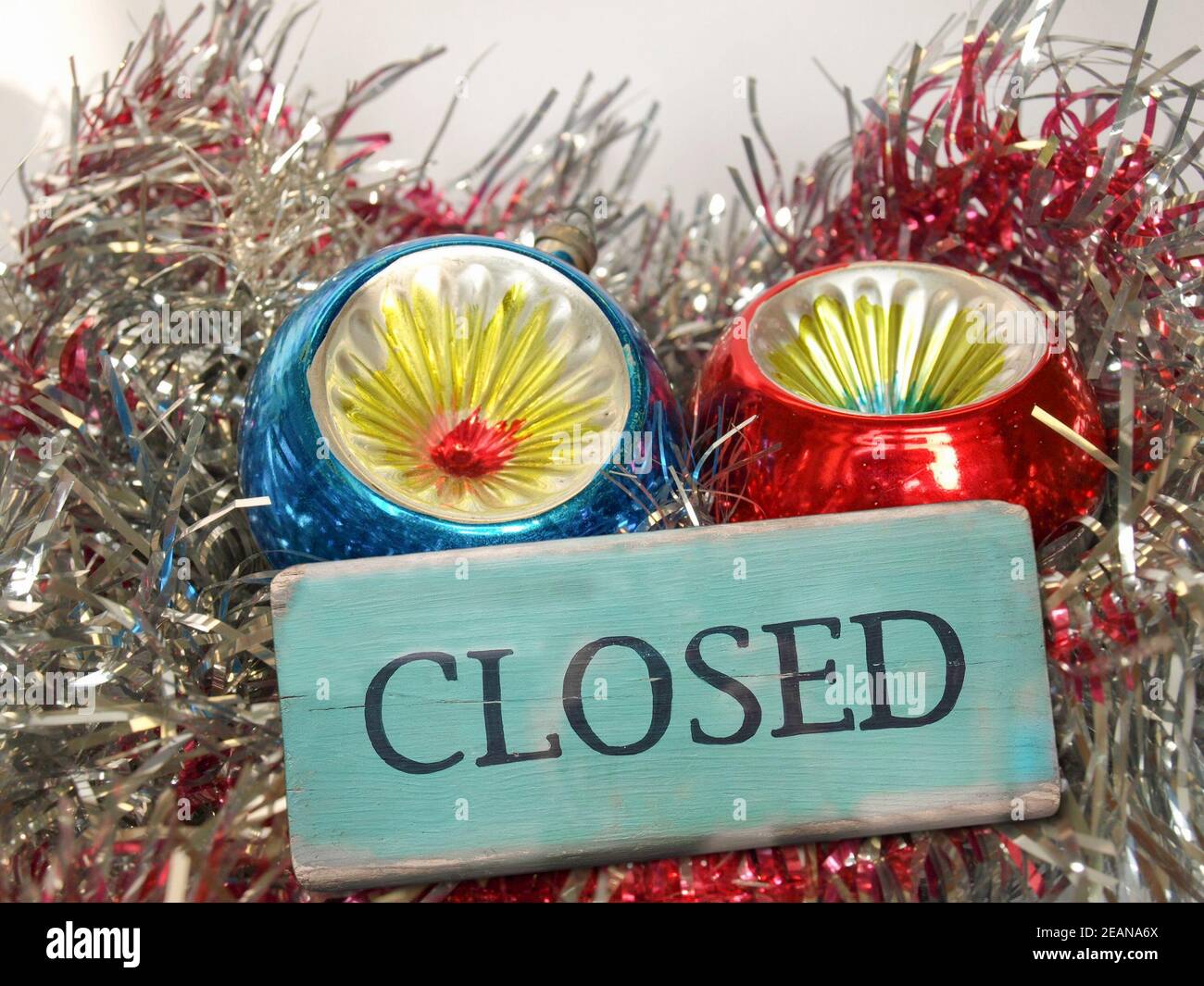 Closed For Holidays Sign High Resolution Stock Photography and Images