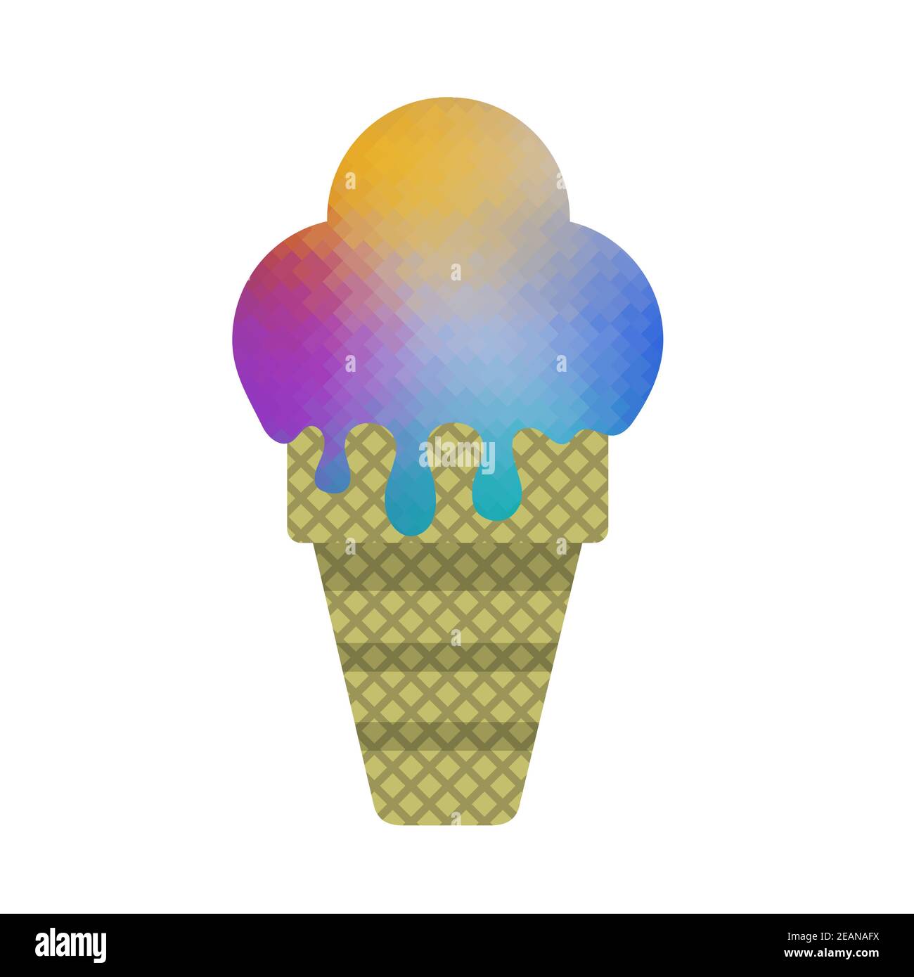 Old style ice cream shop Cut Out Stock Images & Pictures - Alamy